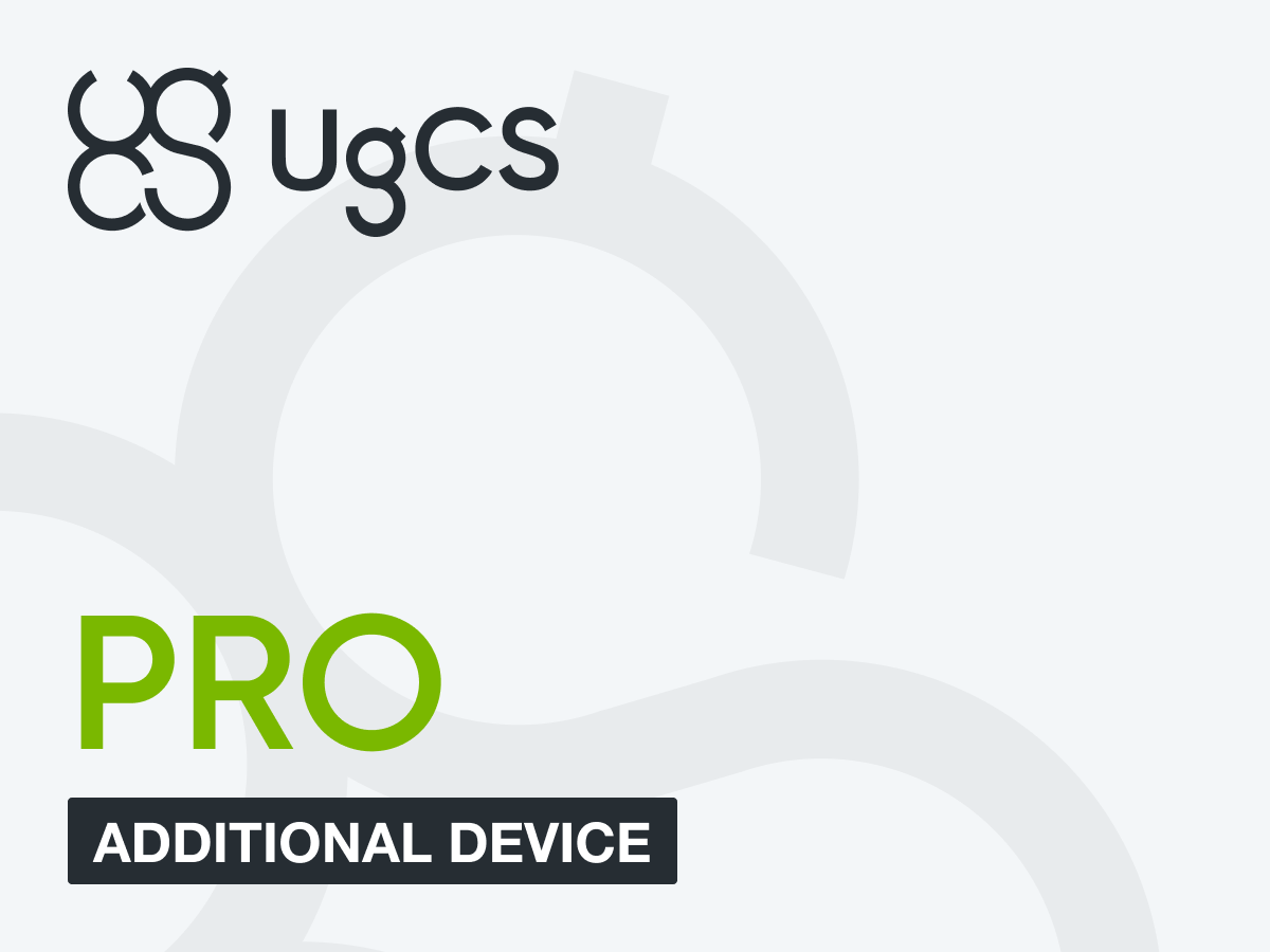 UgCS PRO Perpetual License - Additional Device for Drone Mapping & Surveying | Professional UAV Flight Planning Software