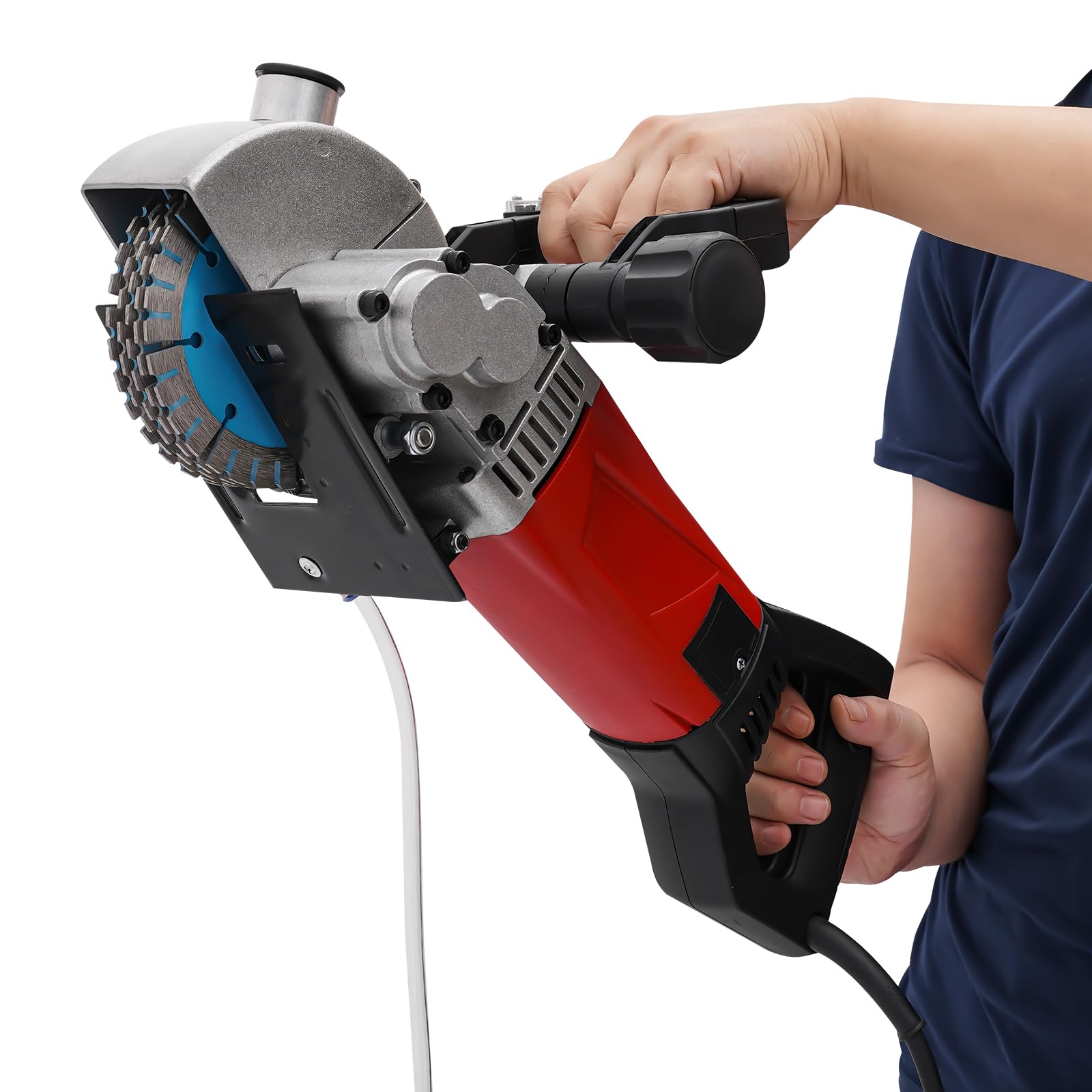 2800W Electric Wall Chaser Groove Cutting Machine - 5 Blades for Concrete, Brick, Granite & Marble | Professional Wall Slotting Tool for Construction & Renovation Projects