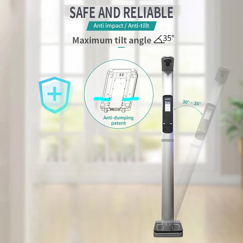 Smart Digital Medical Scale with Height Measurement - Accurate BMI & Weight Tracking for Home, Clinic & Hospital Use