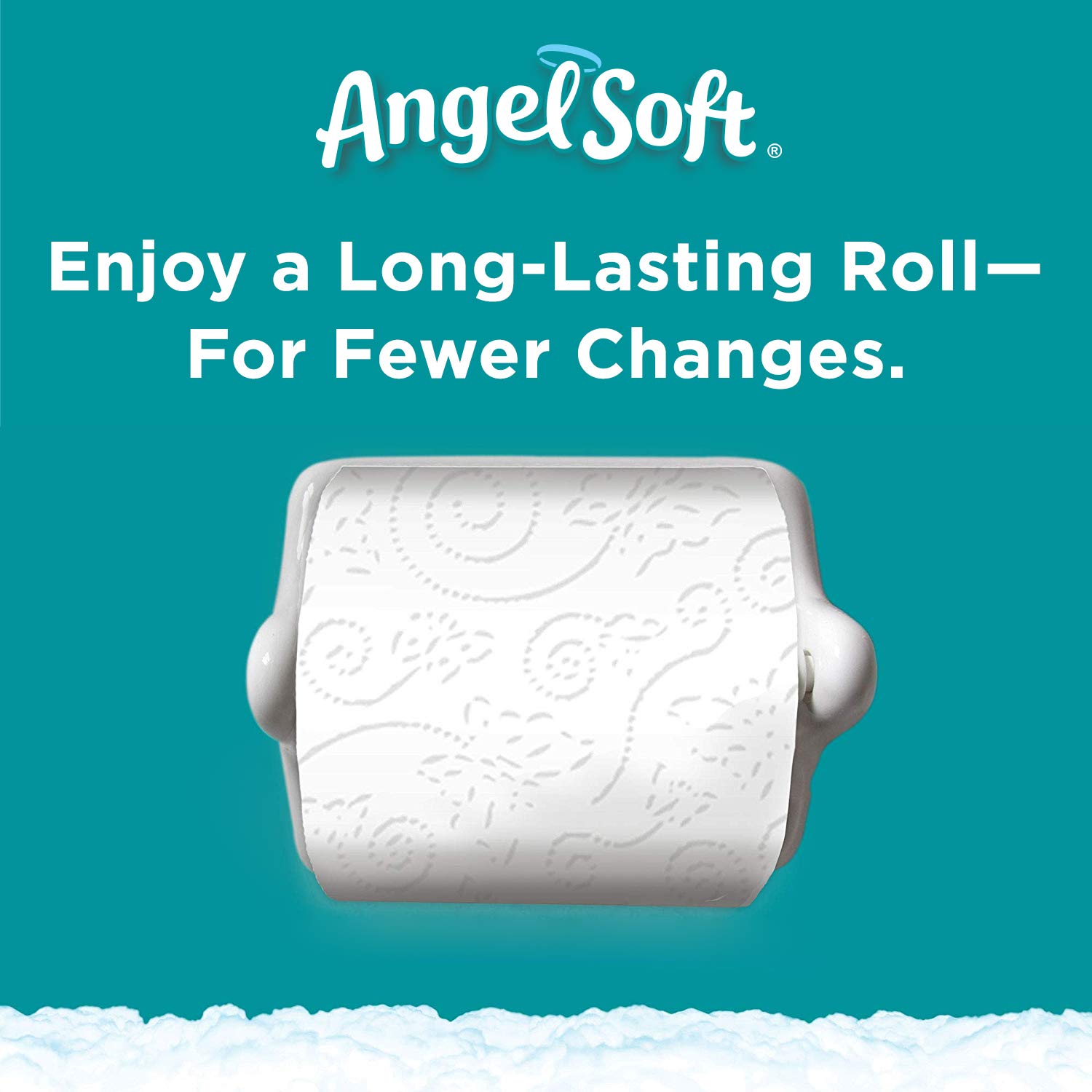 Angel Soft Toilet Paper - 12 Mega Rolls (Equivalent to 24 Regular Rolls) | Ultra Soft & Strong Bath Tissue for Home, Office & Travel Use