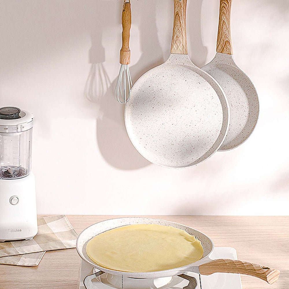 Magnolia Nonstick Omelette & Crepe Pan - Professional Grade Cookware for Perfect Breakfast, Brunch & French Crepes | Ideal for Home Chefs & Restaurant Use