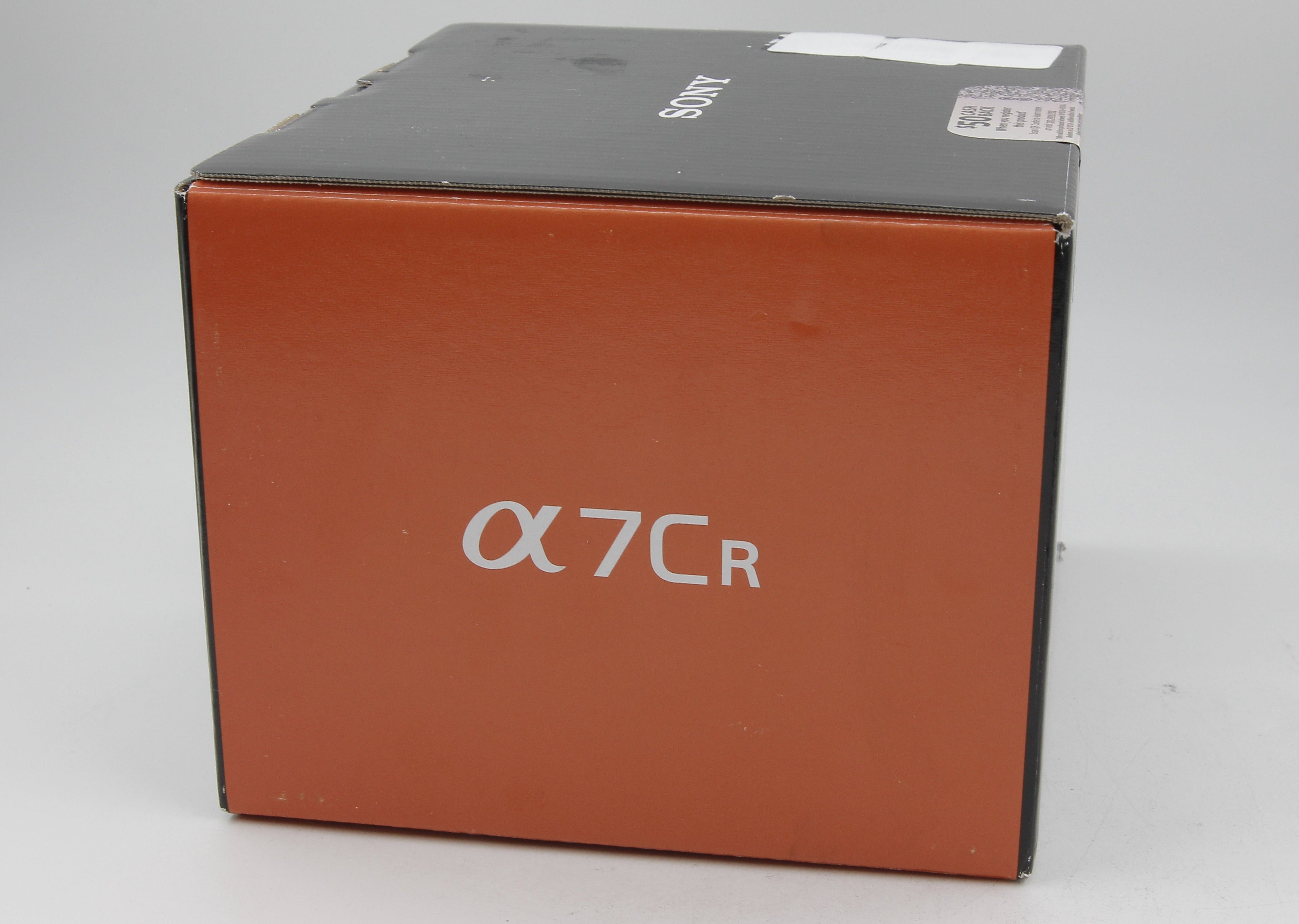 Open Box Excellent Condition Sony Alpha a7CR Full Frame Mirrorless Digital Camera (Body Only, Black) - Perfect for Travel Photography, Vlogging & Professional Shoots