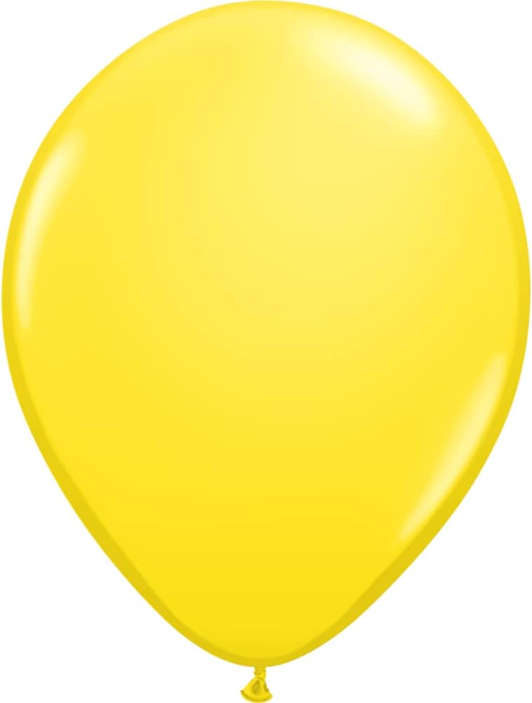 Premium Yellow Helium Party Balloons - 12 Inch Latex Balloons for Birthday, Wedding & Baby Shower Decorations - Fun Party Supplies for Indoor & Outdoor Celebrations