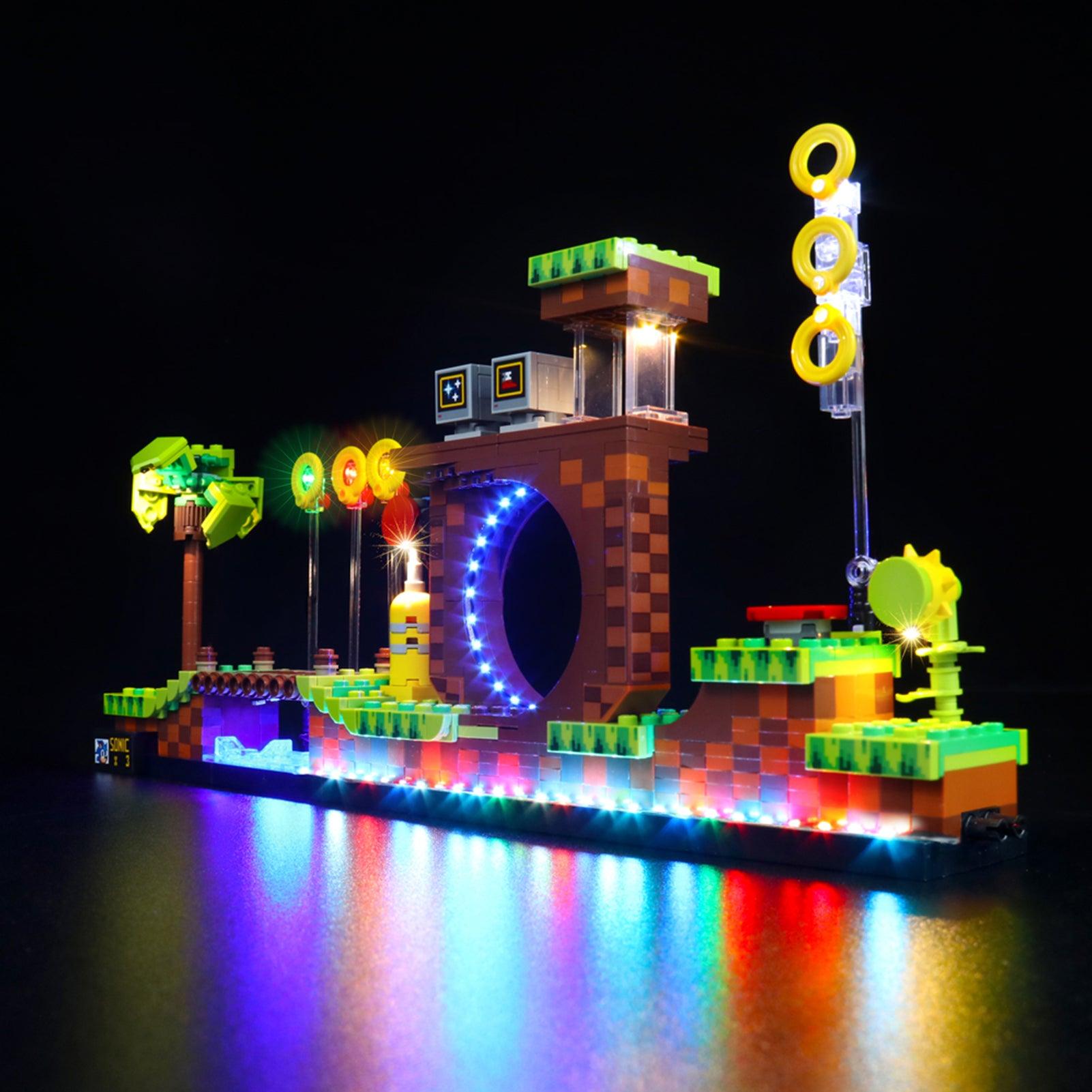 Best Light Kit for LEGO Sonic The Hedgehog 21331 - DIY Lighting Set for LEGO Ideas Sonic Mania - Perfect for Display & Nighttime Play