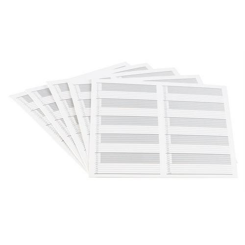 Premium Plus Replacement Inventory Cards - 8 Packs of 10 (80 Total) - Durable Lab & Office Organization Supplies for Stock Management & Barcode Labeling