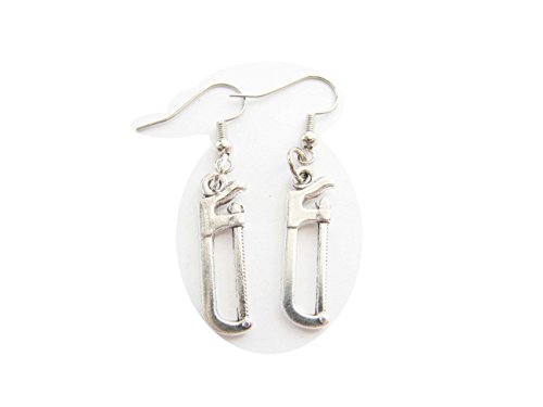 Hacksaw earrings
