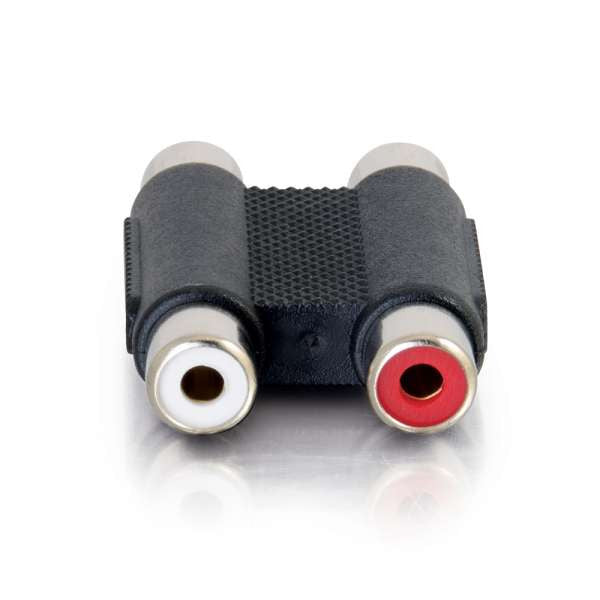 RCA Stereo Audio Female to Female Coupler Adapter - High-Quality Audio Connector for Home Theater, Car Audio, and Speaker Systems