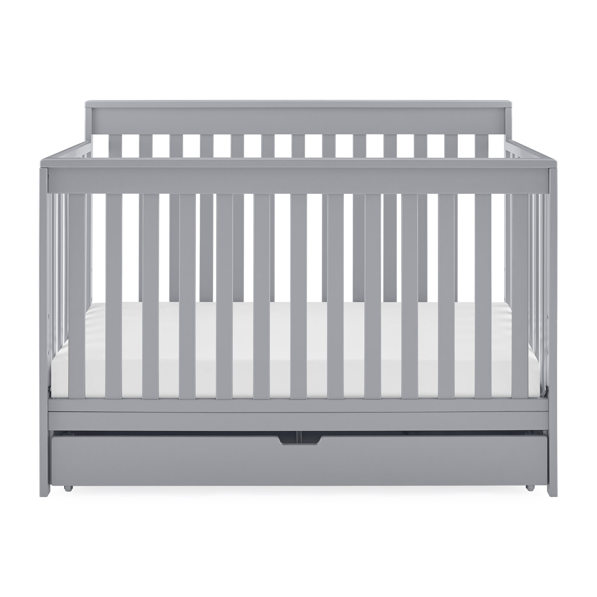 Mercer 6-in-1 Convertible Baby Crib with Storage Drawer & Trundle - Nursery Furniture for Newborn to Toddler Bed | Perfect for Small Spaces & Shared Rooms
