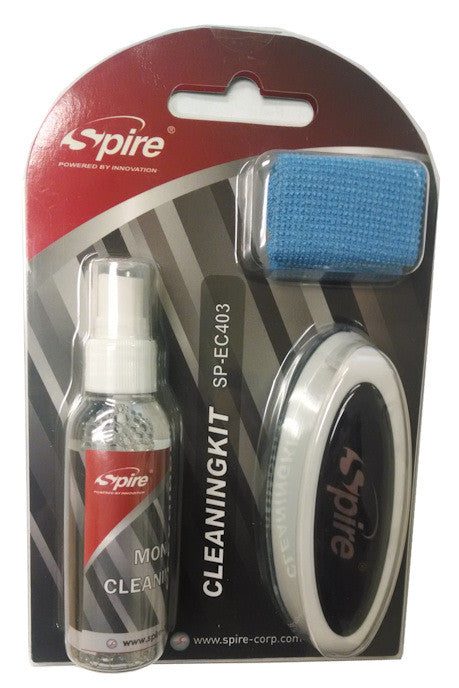Spire Complete Cleaning Kit for Monitors, TV Screens, Phones & Tablets - Safe LCD Screen Cleaner with Microfiber Cloth - Perfect for Home, Office & Electronics Maintenance #SP EC403