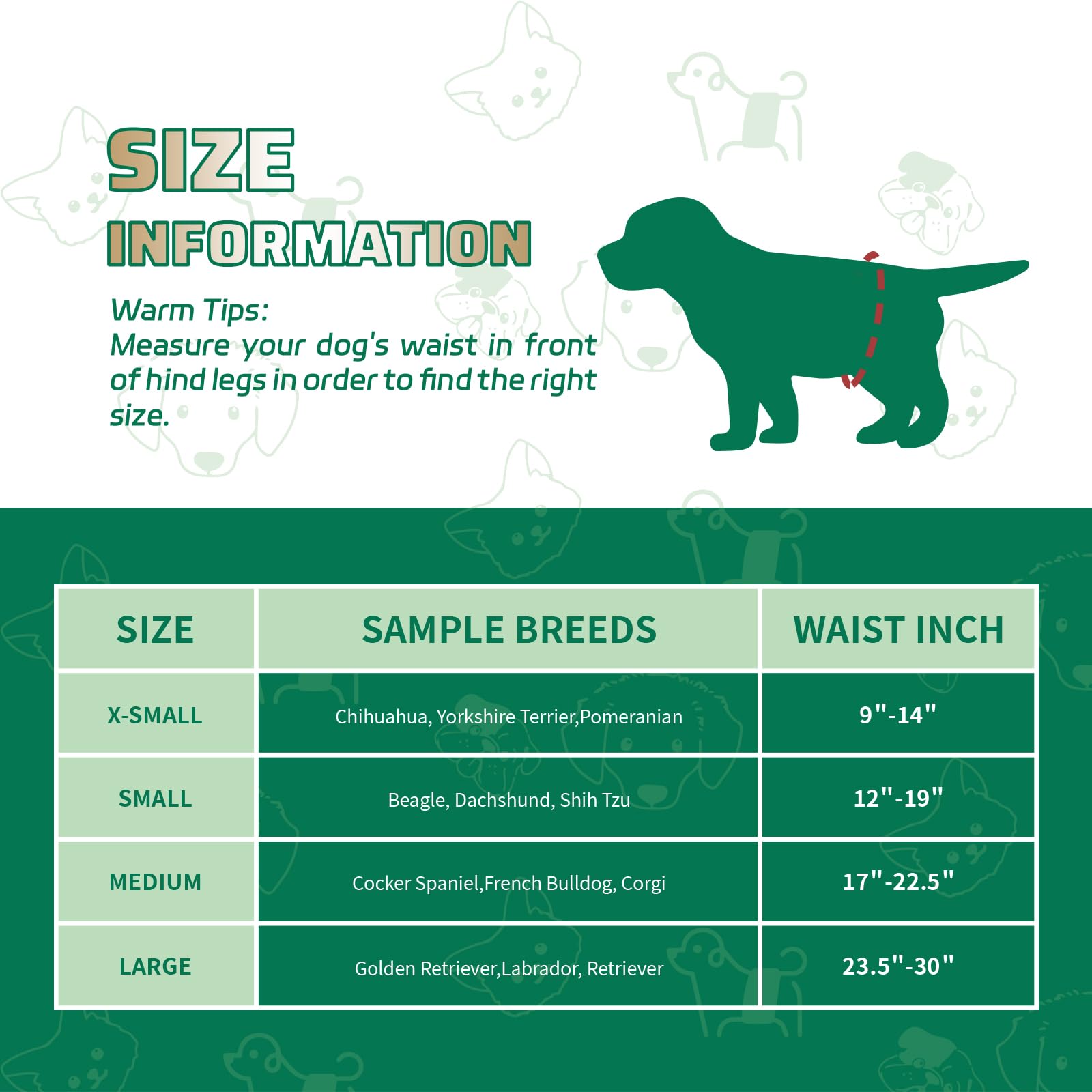**IMMCUTE Disposable Male Dog Diapers Small 50 Count - Adjustable Puppy Diapers with Wetness Indicator & FlashDry Gel Technology - Incontinence & Marking Wraps for Small Male Dogs - Perfect for House Training, Travel & Post-Surgery Care**
