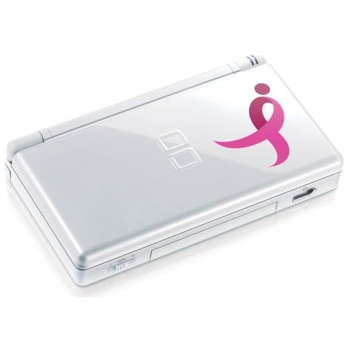 Nintendo DS Lite White Pink Ribbon Edition - Portable Handheld Gaming Console for Kids & Adults | Perfect for Travel, Commuting & Home Entertainment