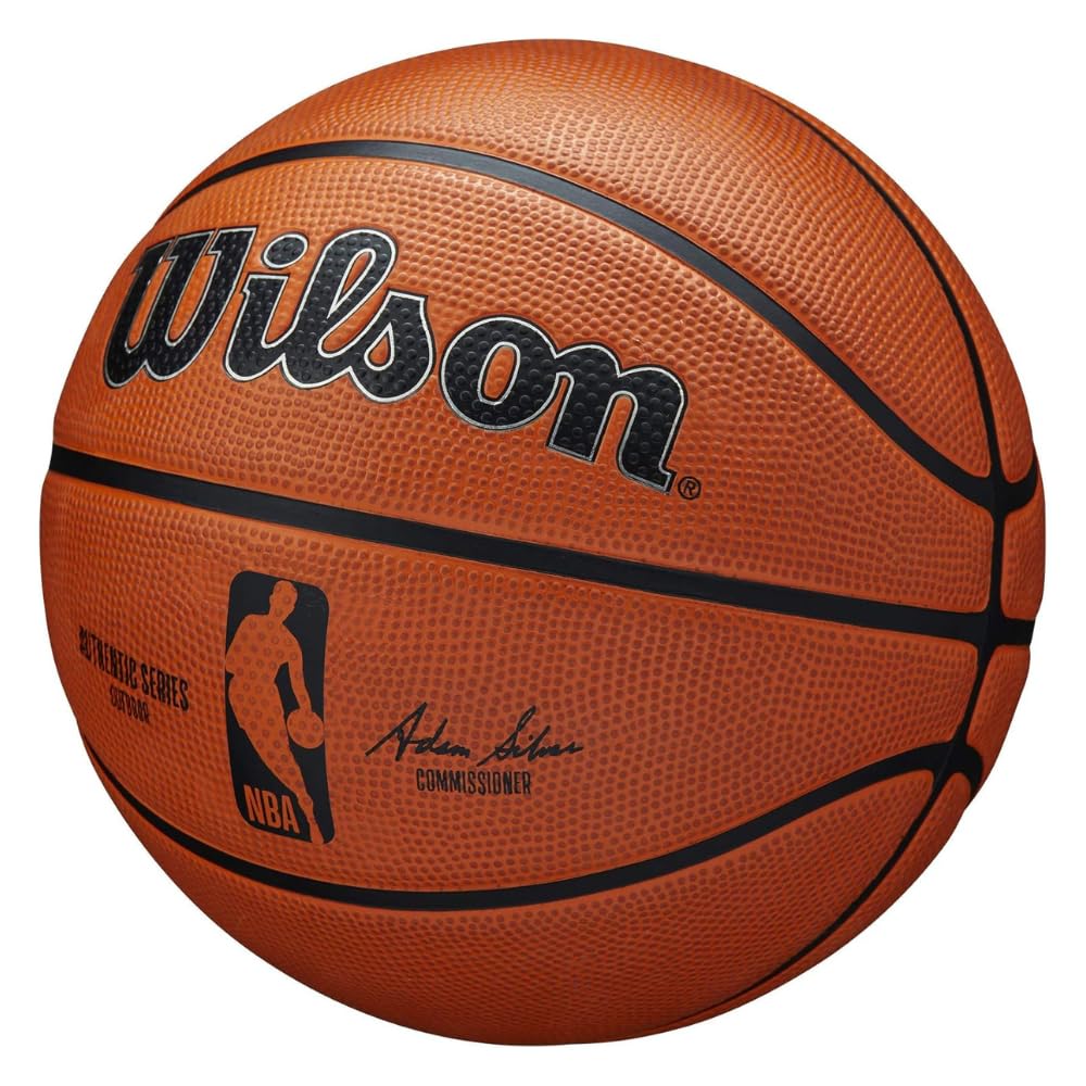 Wilson NBA Authentic Outdoor Basketball - Perfect for Street & Court Play