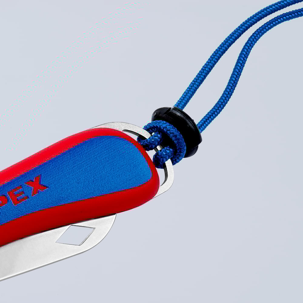 Knipex Professional Electrician's Folding Knife - Compact & Durable Multi-Tool for Wiring, Cable Cutting & Electrical Repairs - Perfect for Electricians, Technicians & DIY Home Projects
