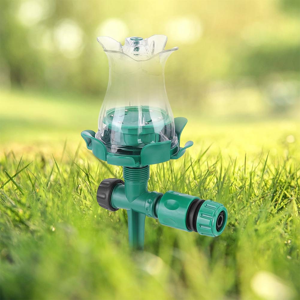 Durable & Easy to Install Garden Sprinkler with LED Colorful Light Effects - Eco-Friendly Lawn Watering System for Backyard, Garden, and Outdoor Landscaping