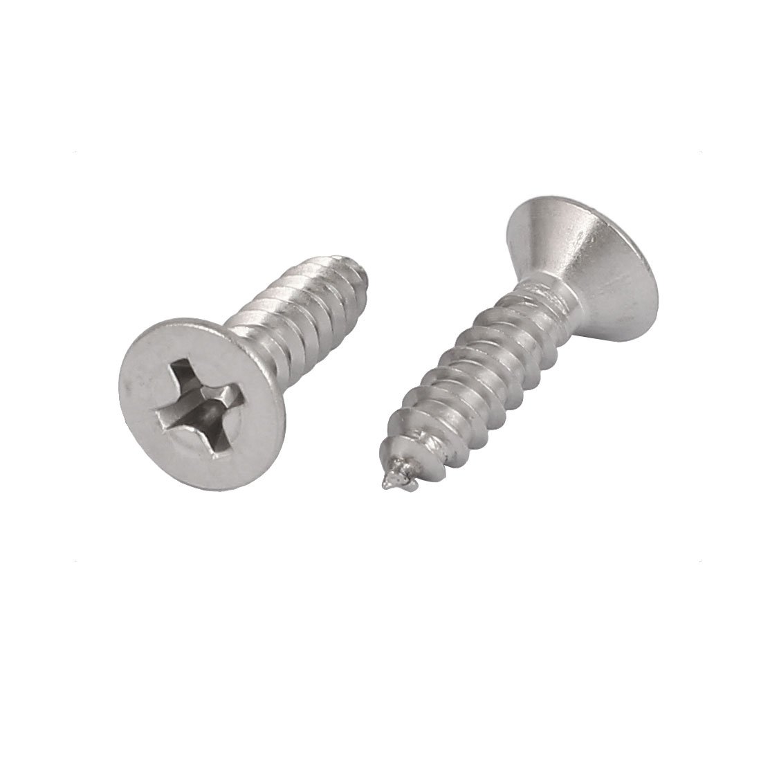 316 Stainless Steel M4.2x16mm Phillips Self-Tapping Screws 40pcs - for Furniture & Electronics Assembly