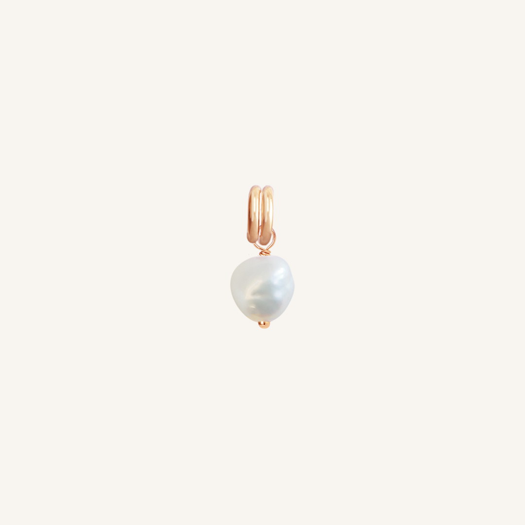 Mila Pearl Charm Necklace - Elegant & Dainty Pearl Jewelry for Women | Perfect for Weddings, Parties & Everyday Wear