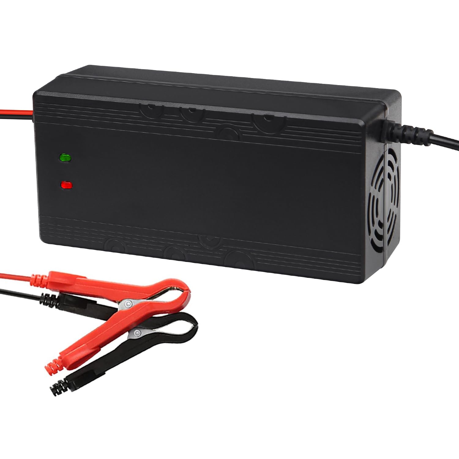 12V 10A LiFePO4 Battery Charger 14.6V - Smart Charger & Maintainer for Lithium Iron Phosphate Deep Cycle Batteries - Perfect for RVs, Boats, Solar Systems & Automotive Applications