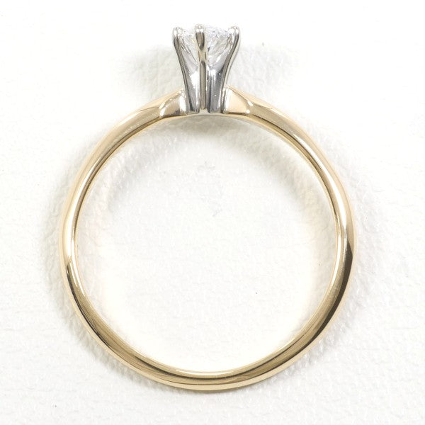 14K Yellow Gold and White Gold Diamond Ring for Women - Elegant Wedding, Engagement, Anniversary Gift - Perfect for Proposals, Special Occasions, and Everyday Luxury