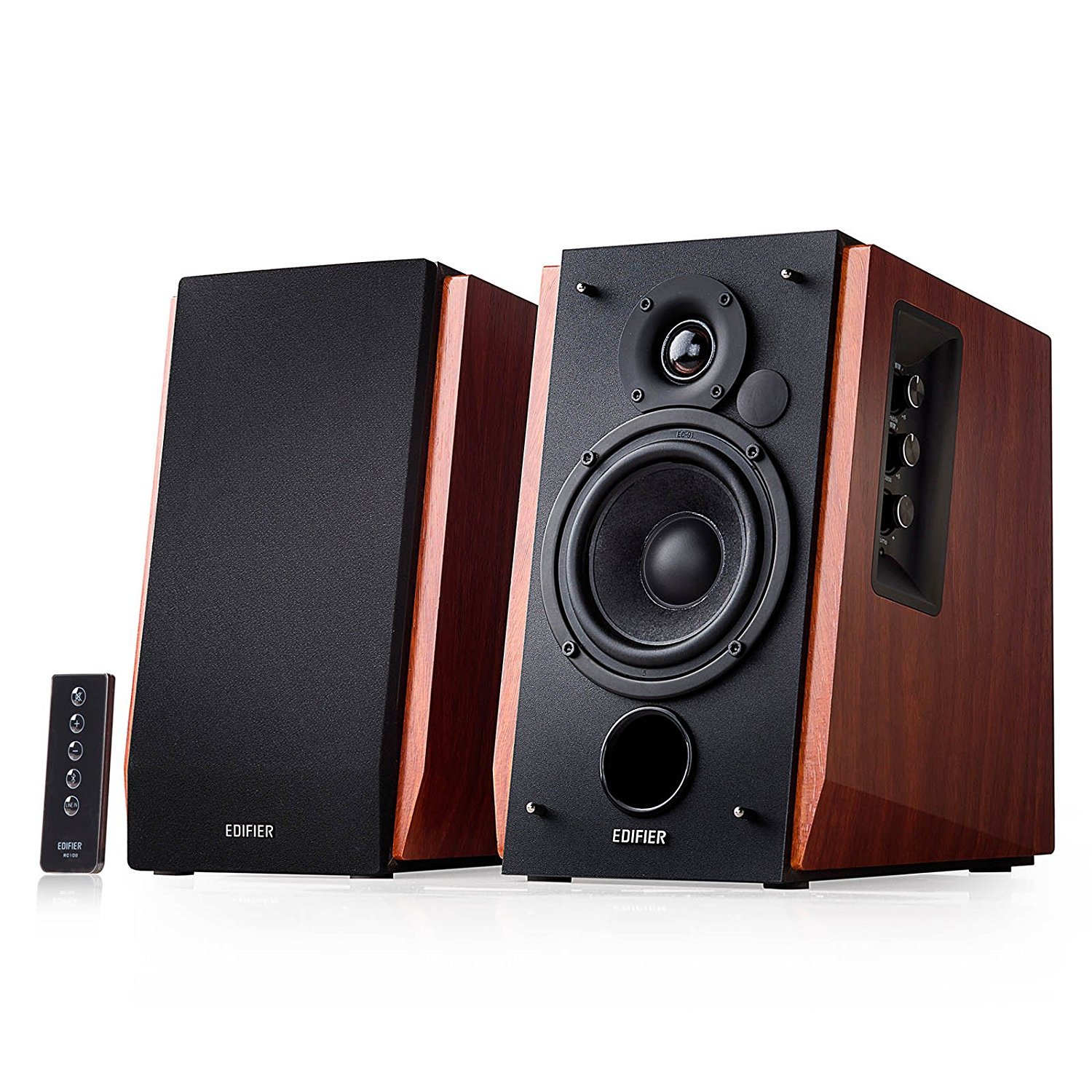Edifier R1700BT Bluetooth Bookshelf Speakers - 66W RMS Powered Studio Monitors with Wooden Enclosure for Home Audio, Gaming & Music Streaming - Perfect for Living Rooms, Bedrooms & Home Offices