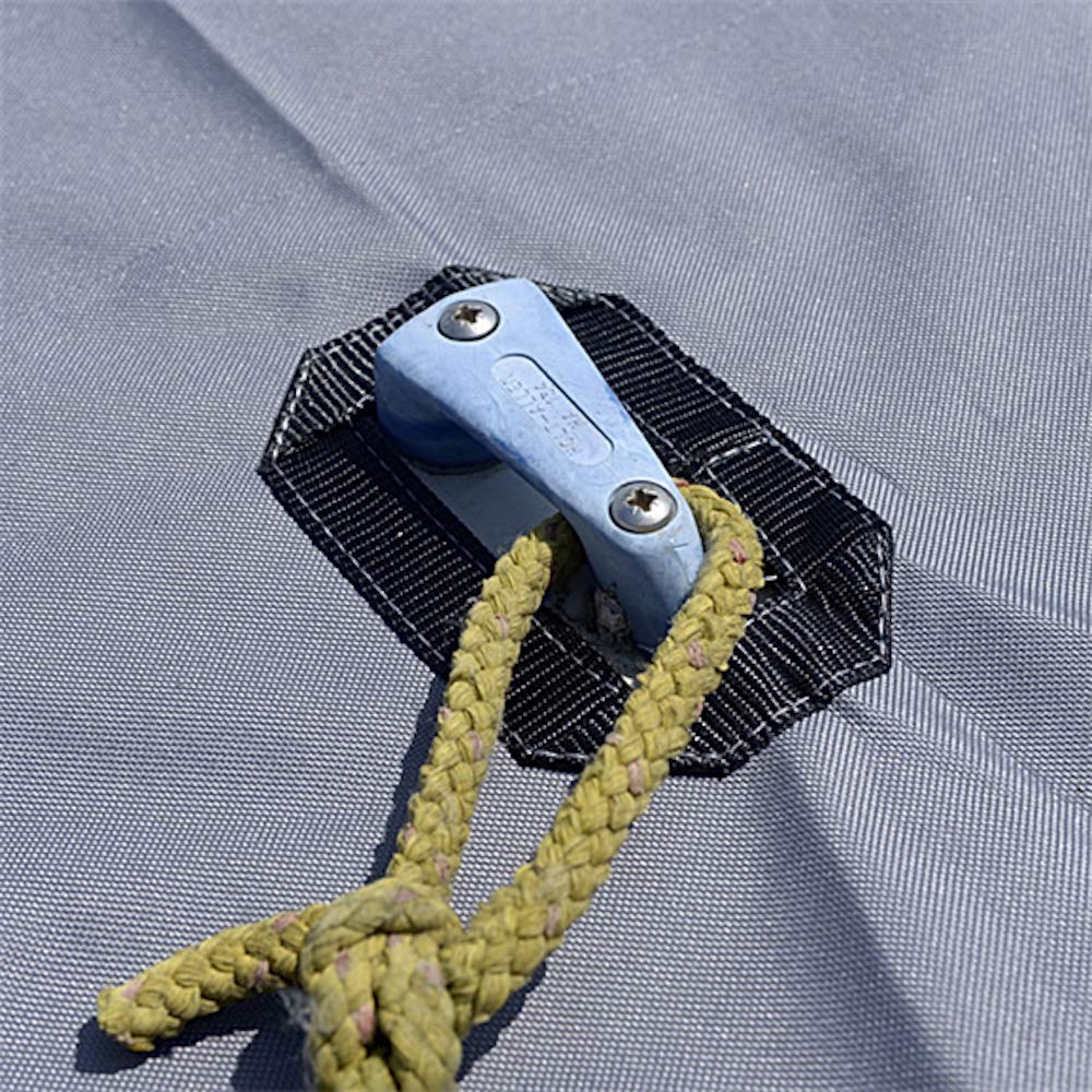 Premium Laser Dinghy Deck Cover - Custom-Fit, Waterproof & Breathable Sailboat Cover - Grey - Perfect for Boat Storage & Outdoor Protection
