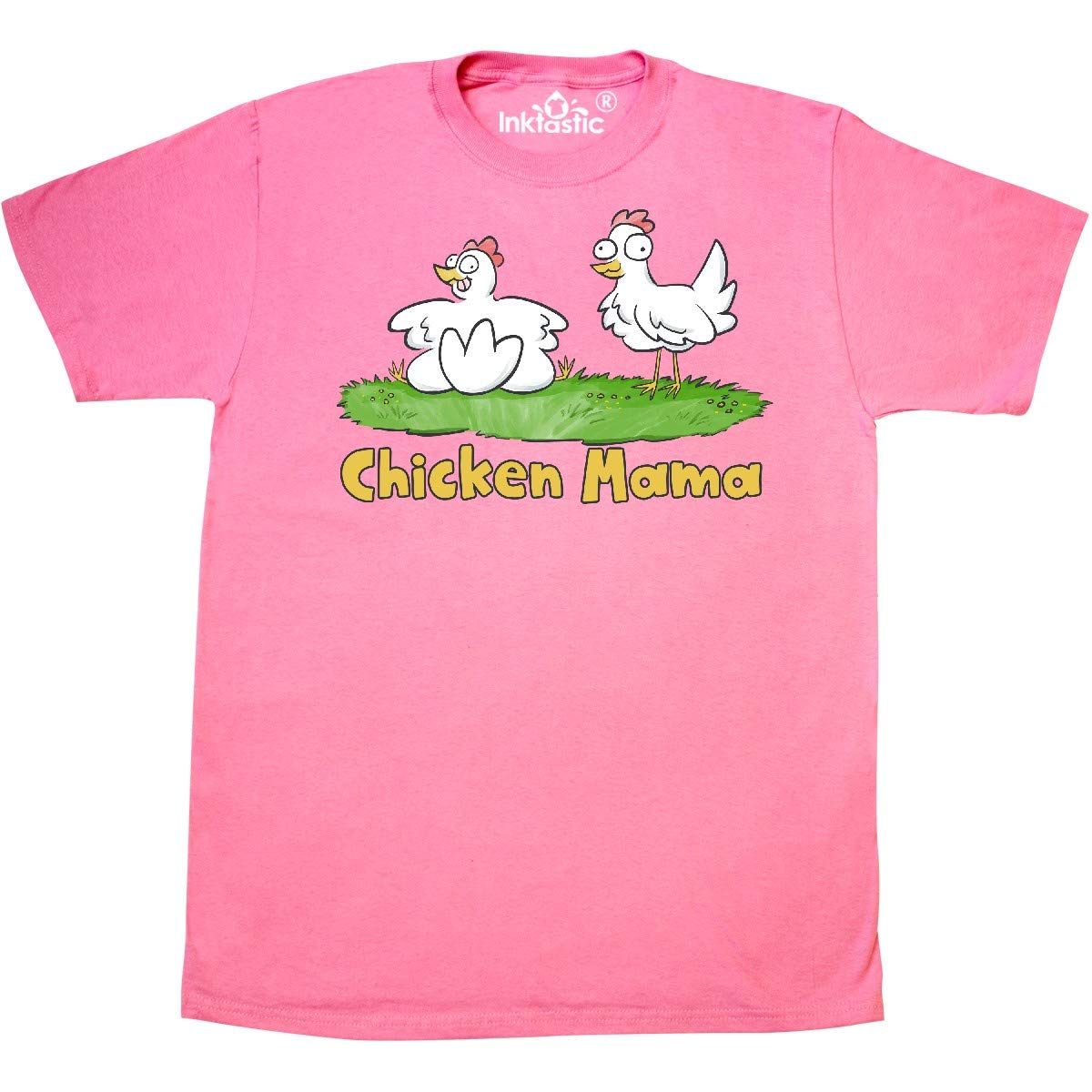 Inktastic Funny Chicken Mama Graphic T-Shirt - Comfortable Cotton Tee for Poultry Lovers & Farm Enthusiasts - Perfect for Mother's Day, Farm Visits & Chicken Keeping