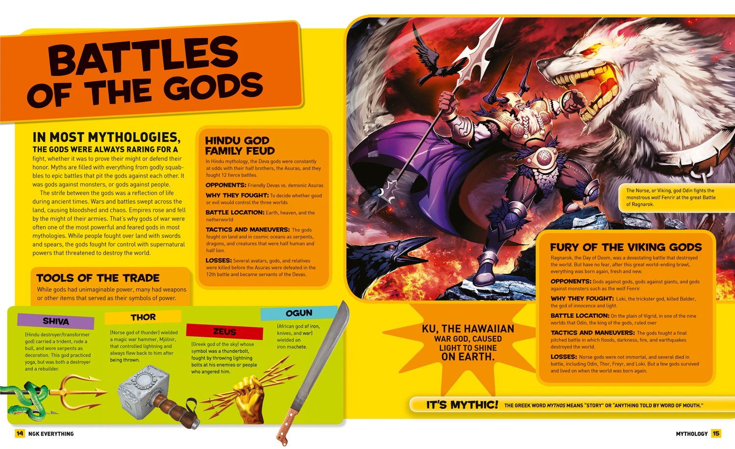 National Geographic Kids Everything Mythology Book - Facts, Photos & Fun for Gods & Goddesses | Mythology Guide for Kids, Educational Gift, Classroom & Homeschool Learning Resource