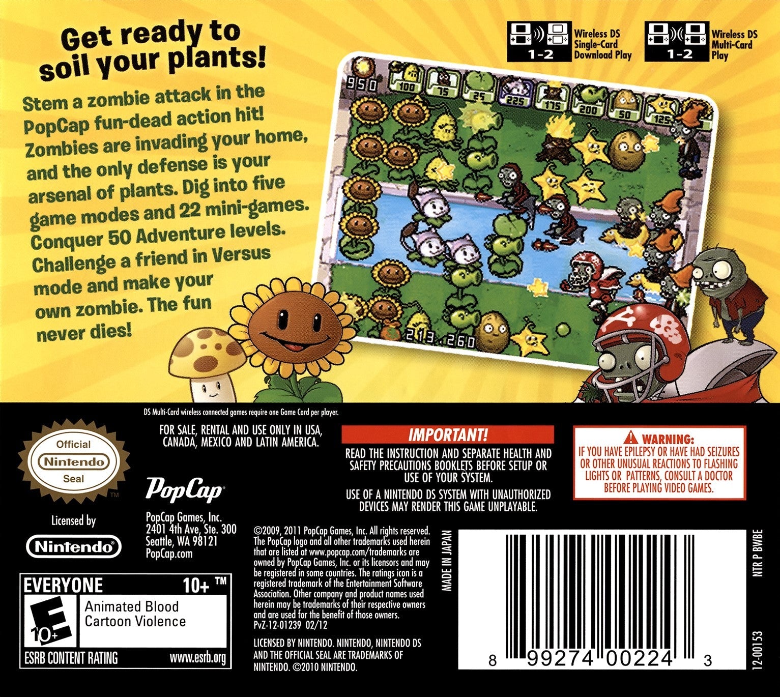 Plants vs. Zombies Game - Official PC & Mobile Video Game Download | Fun Strategy Game for Family & Kids | Perfect for Home Entertainment & Party Games