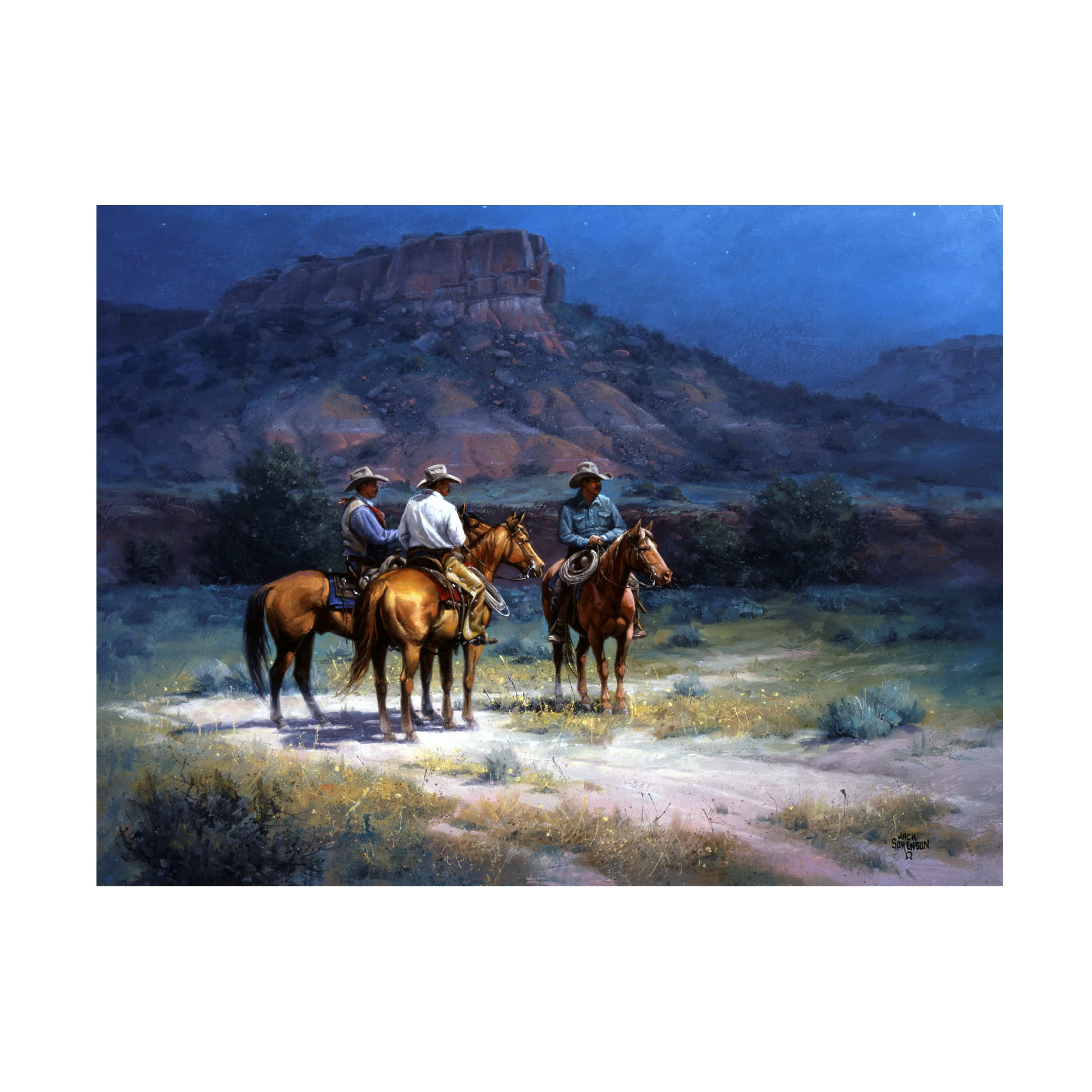 Jack Sorenson 'Moonshine' Canvas Wall Art Print - Modern Home Decor for Living Room, Bedroom & Office