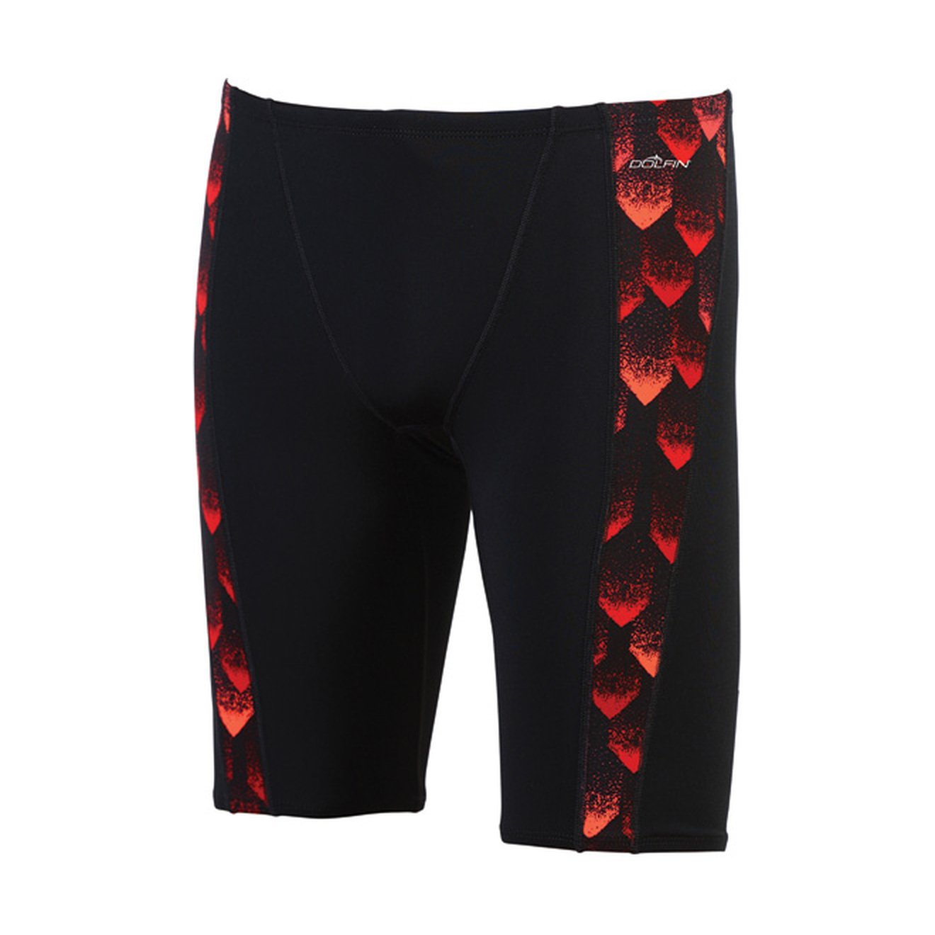 Dolfin Tracer Reliance Jammer - Men's Competitive Swim Jammer in Red - Perfect for Swim Training, Racing & Water Sports
