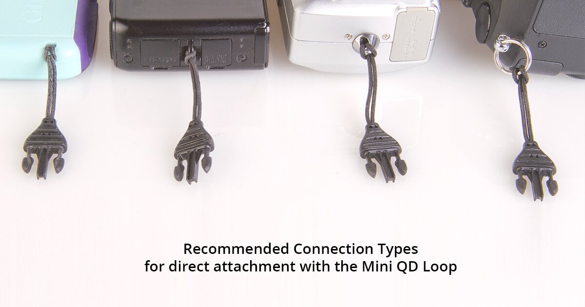 OP/TECH USA Mini Loop Strap - Quick Disconnect (QD) Camera Strap in Wine Red - 6906021 - Perfect for DSLR, Mirrorless & Binoculars - Secure & Comfortable Carrying Solution