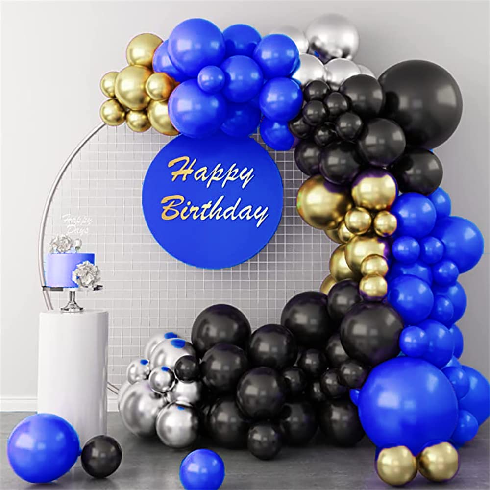 100 Pack 12 Inch Black Helium Balloons - Shiny Party Balloons for Graduation, Wedding, Birthday & Anniversary Decorations | Perfect for Indoor/Outdoor Celebrations, Photo Backdrops & Event Styling