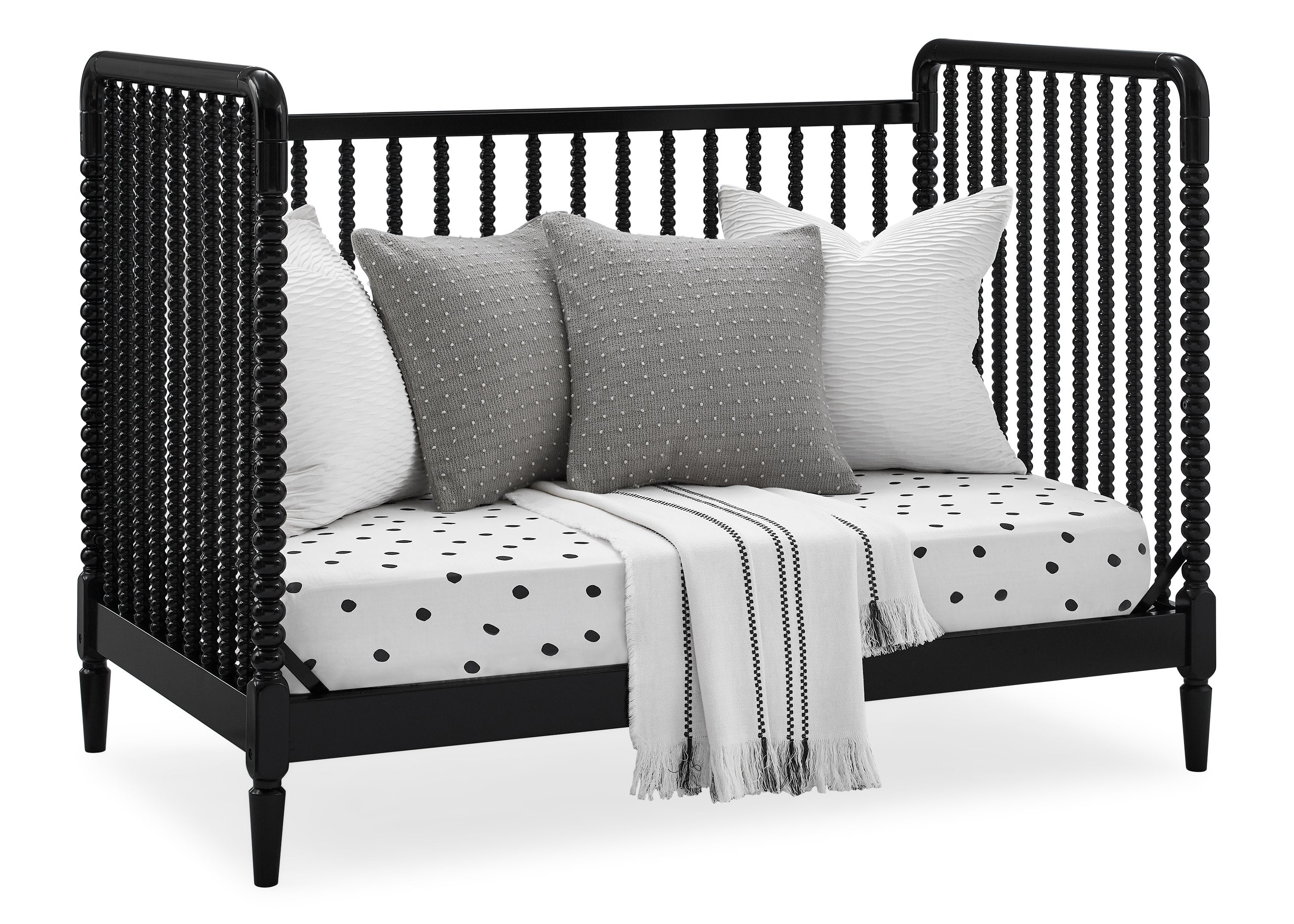Saint 4-in-1 Convertible Baby Crib - Toddler Bed, Daybed & Full-Size Bed | Safe & Stylish Nursery Furniture for Boys & Girls | Perfect for Bedrooms, Daycare & Guest Rooms