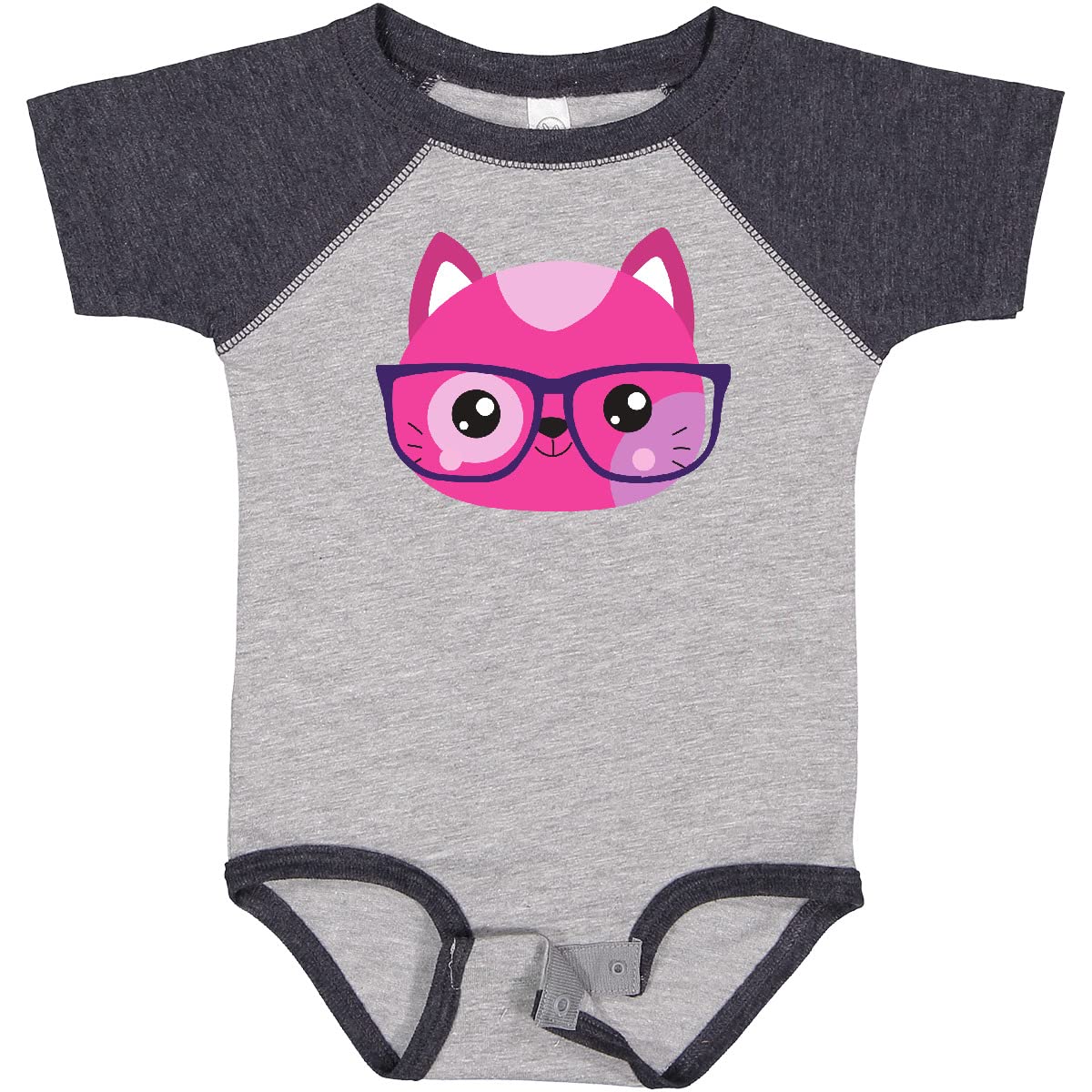 Hipster Cat Bodysuit - Kitten with Glasses for Baby Outfits