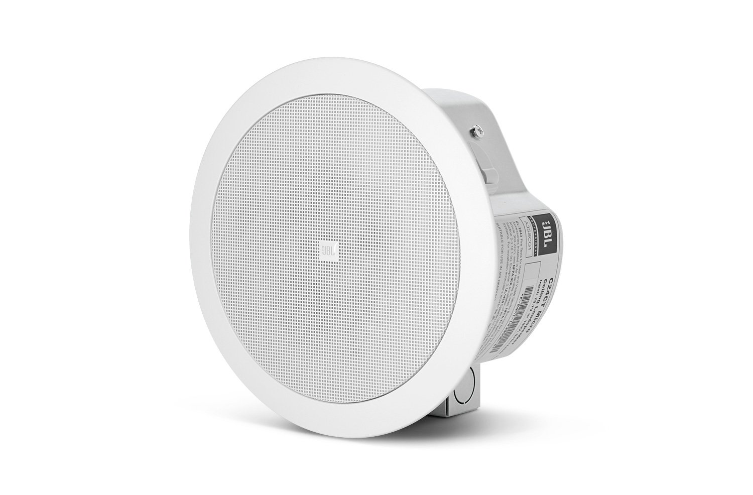 JBL Professional C24CT MicroPlus 4.5-Inch White Ceiling Speakers (Pair) - Premium Sound for Home Theater, Office & Commercial Spaces