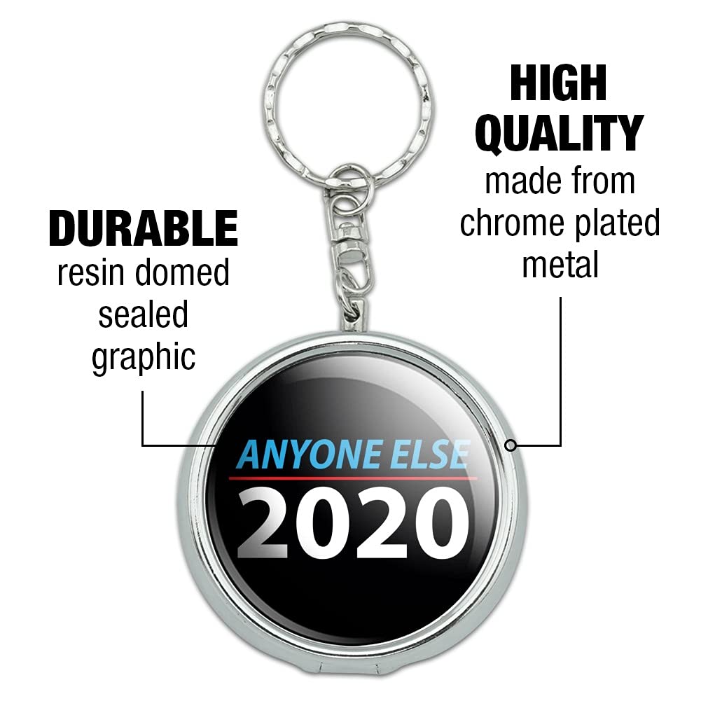 2020 Election Donald Trump Democrat Republican Portable Travel Ashtray Keychain with Cigarette Holder - Perfect for Political Enthusiasts, Travel & Outdoor Smoking Accessories