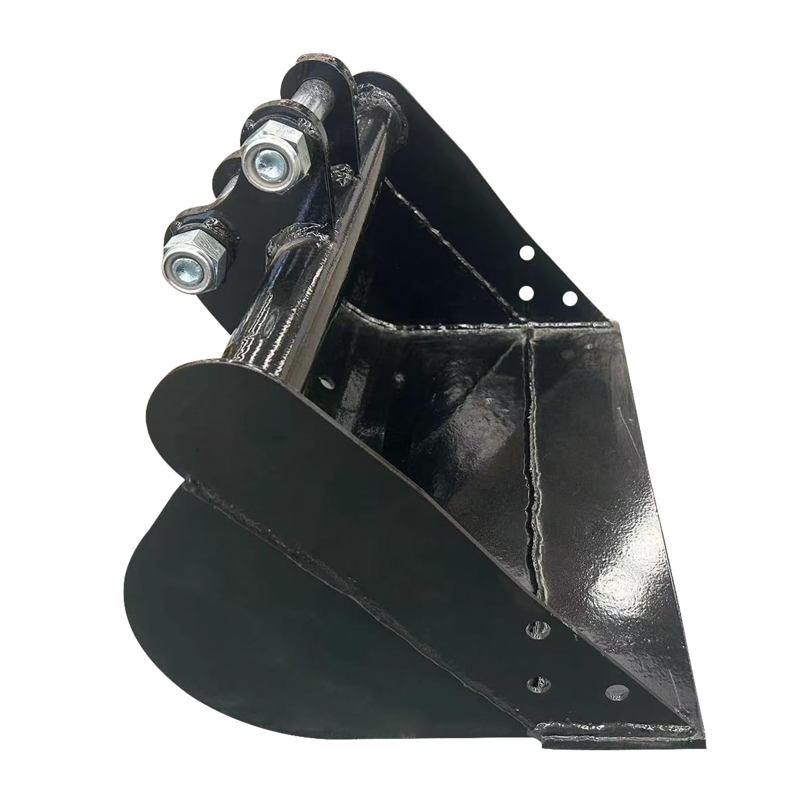 Mini Excavator Flat Tooth Grading Bucket - 500mm Mud Bucket Attachment for Backhoes & Machinery | 25mm Hole Diameter, 90mm Center Wheelbase | Ideal for Landscaping, Trenching & Construction Projects