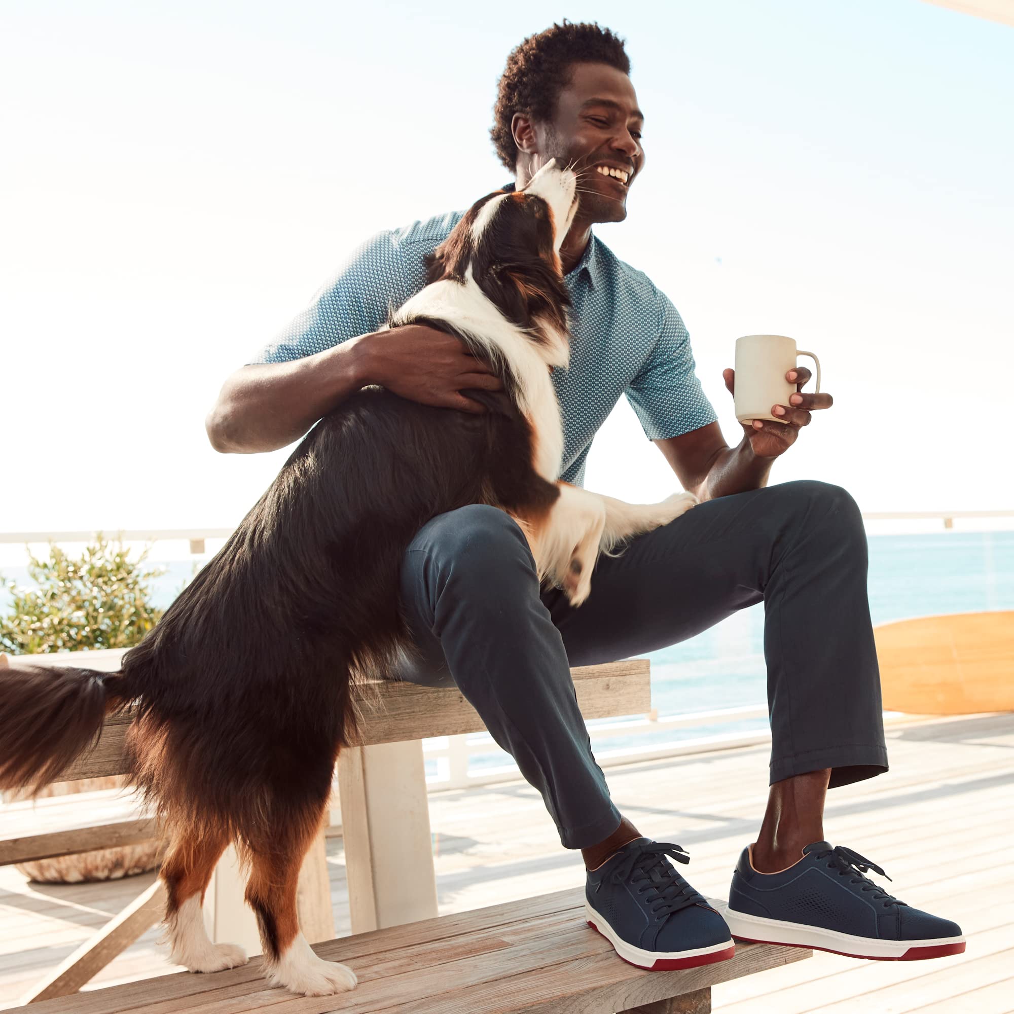 Johnston & Murphy Men’s Daxton Knit Lace-Up Sneakers - Comfortable Walking Shoes with TRUFOAM Cushioned Footbed & Durable Rubber Sole | Casual Shoes for Men, Breathable Knit Design | Perfect for Daily Wear, Office, and Light Outdoor Activities