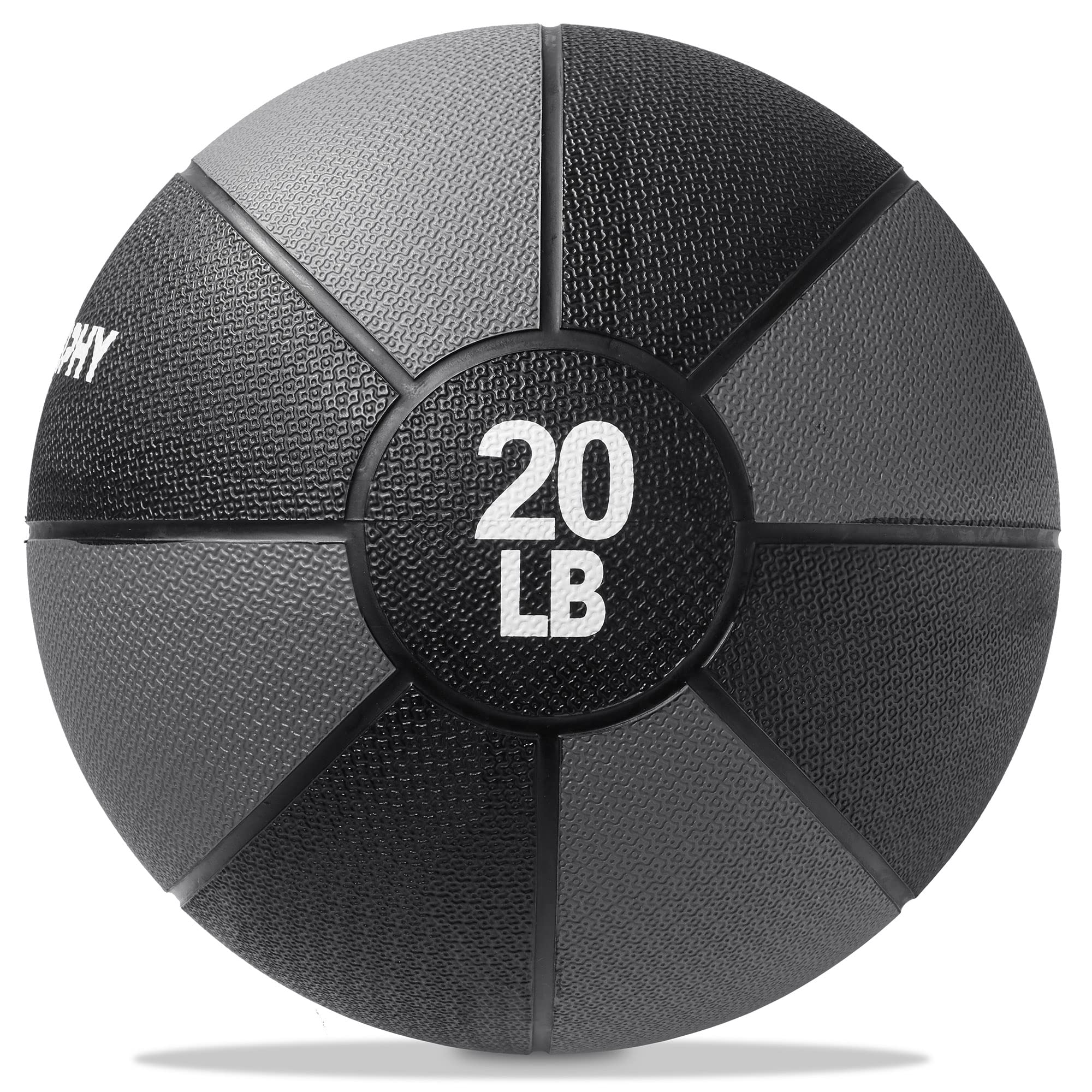 Philosophy Gym Medicine Ball - Weighted Non-Slip Exercise Ball for Strength Training, Yoga & Home Workouts | Fitness Equipment for Core Workouts & Physical Therapy