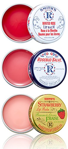 Rosebud Three Lavish Layers Lip Balm - 0.8 Ounce Moisturizing Lip Care for Dry, Chapped Lips | Perfect for Winter, Travel & Daily Hydration