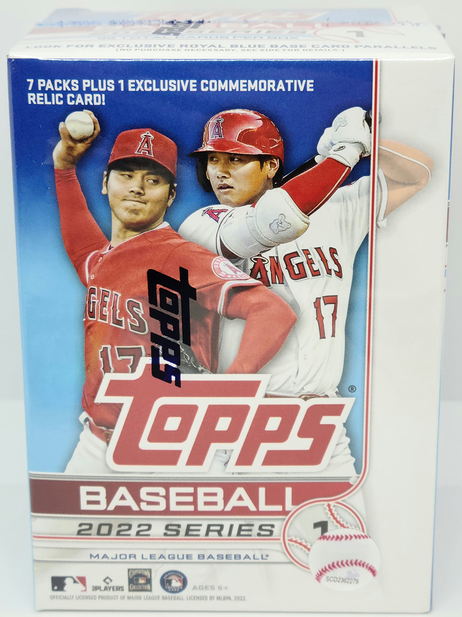 2022 Topps Series 1 Baseball Trading Cards Blaster Box - 99 Cards per Box | MLB Collectibles, Sports Memorabilia & Trading Card Game for Fans and Collectors - Perfect for Gifts, Investment and Baseball Enthusiasts
