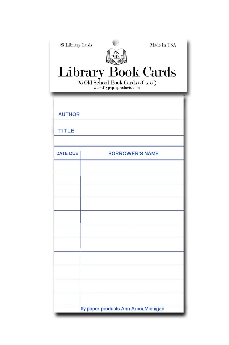25 Assorted Vintage Nostalgia Library Card Pack - White | Retro Book Lover Gift for Collectors & Scrapbooking | Perfect for Journaling, DIY Crafts & Memory Keeping