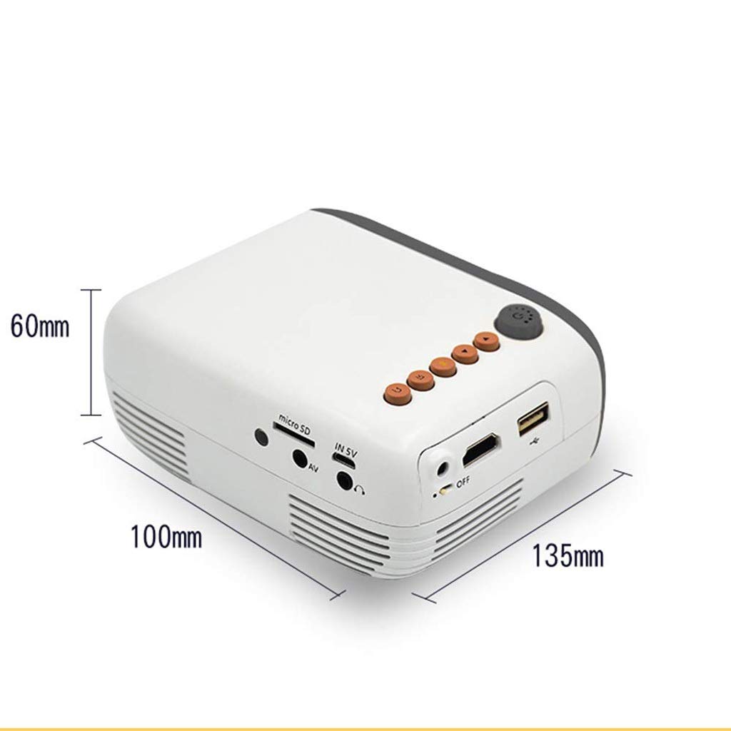 RYMMKOP Mini Portable Projector for Home Theater | HD Video Projector with Smartphone Compatibility | Perfect for Movie Nights, Gaming & Outdoor Entertainment