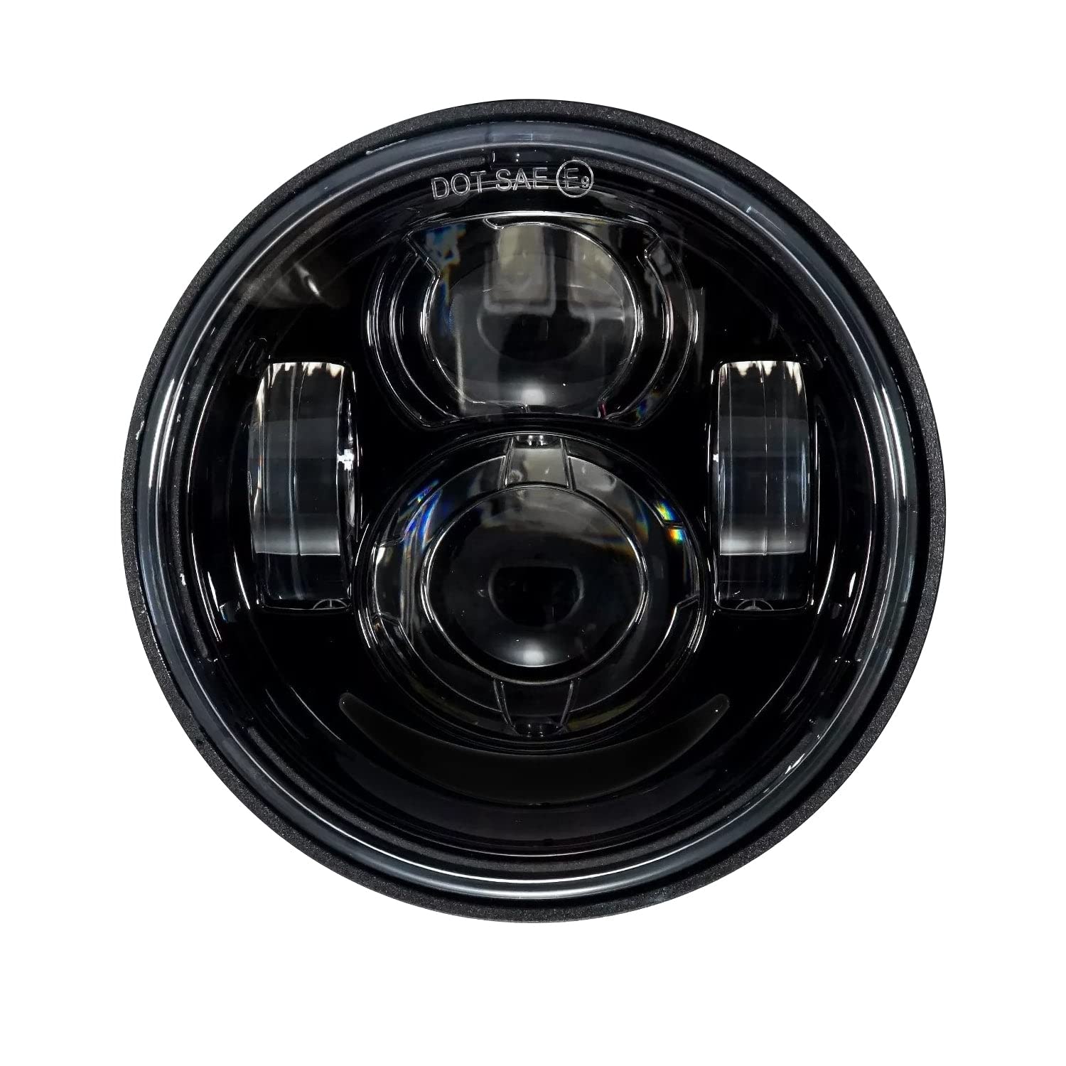 Eagle Lights 8900B-2SB Dual LED Headlight Kit for 2008-2017 Harley Davidson Fat Bob Motorcycles - Black | High Brightness & Easy Installation | Perfect for Night Riding & Enhanced Visibility