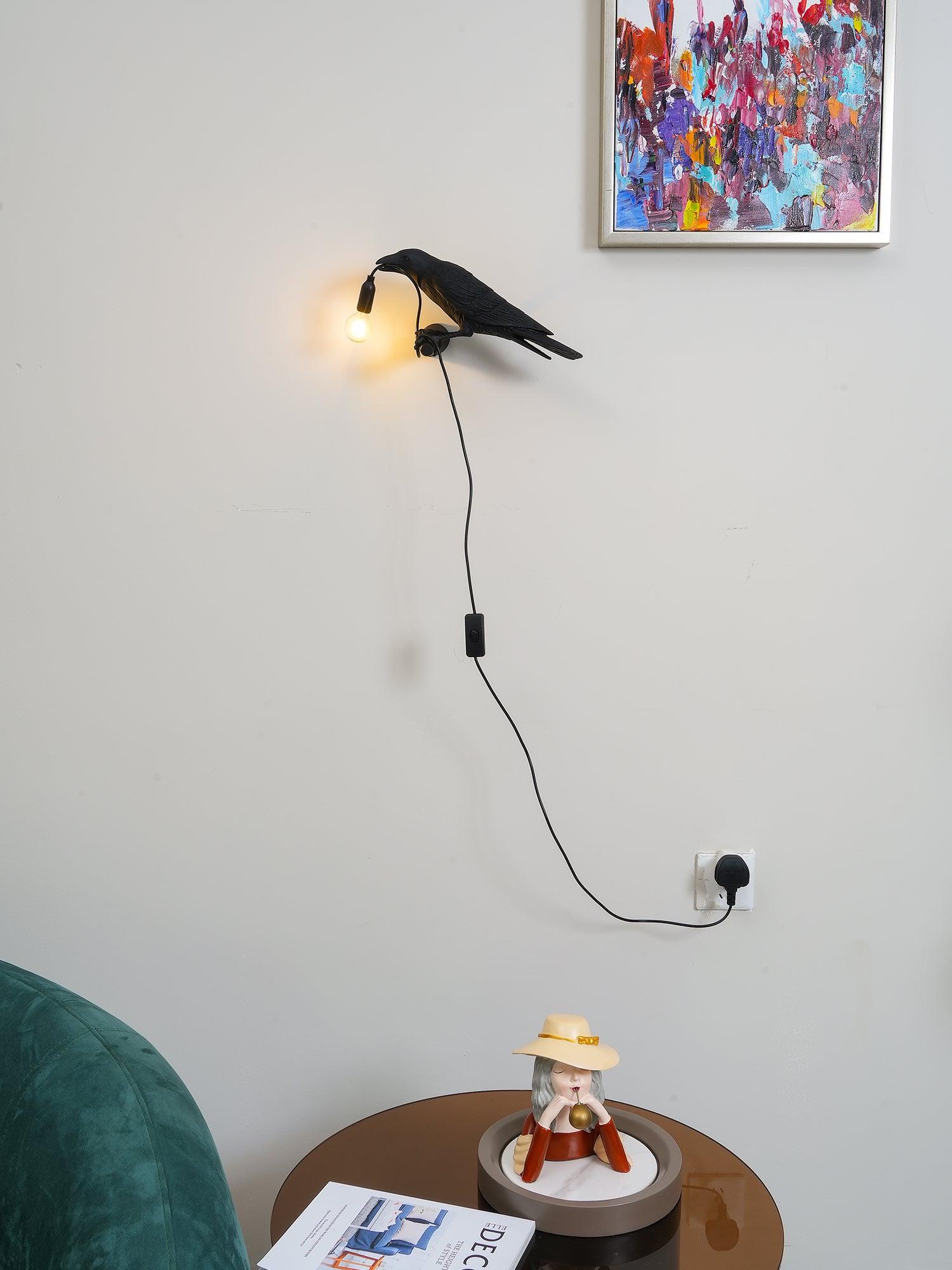 Stylish Bird Wall Light - Decorative Outdoor Lighting for Garden, Patio & Porch - Perfect for Home Decor & Landscape Illumination