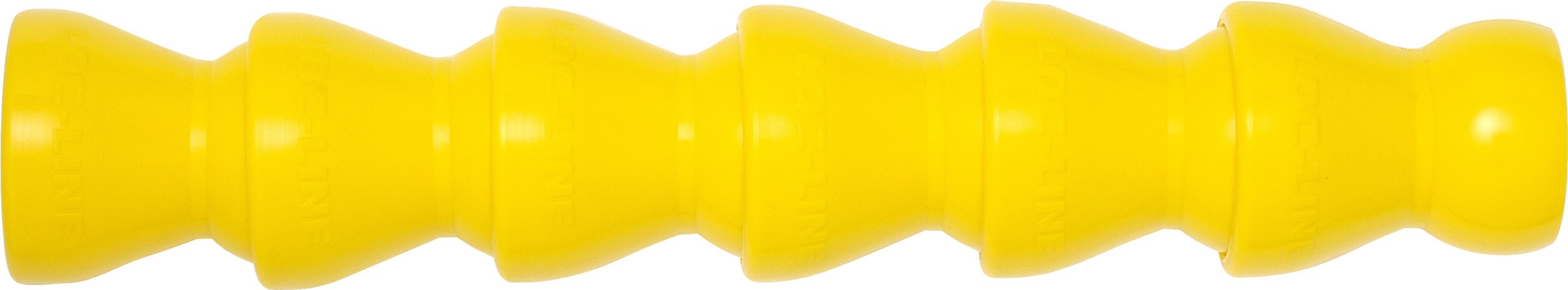 Loc-Line Acid Resistant Coolant Hose - Yellow Polyester Flexible Tubing (59 Segments, 1/2