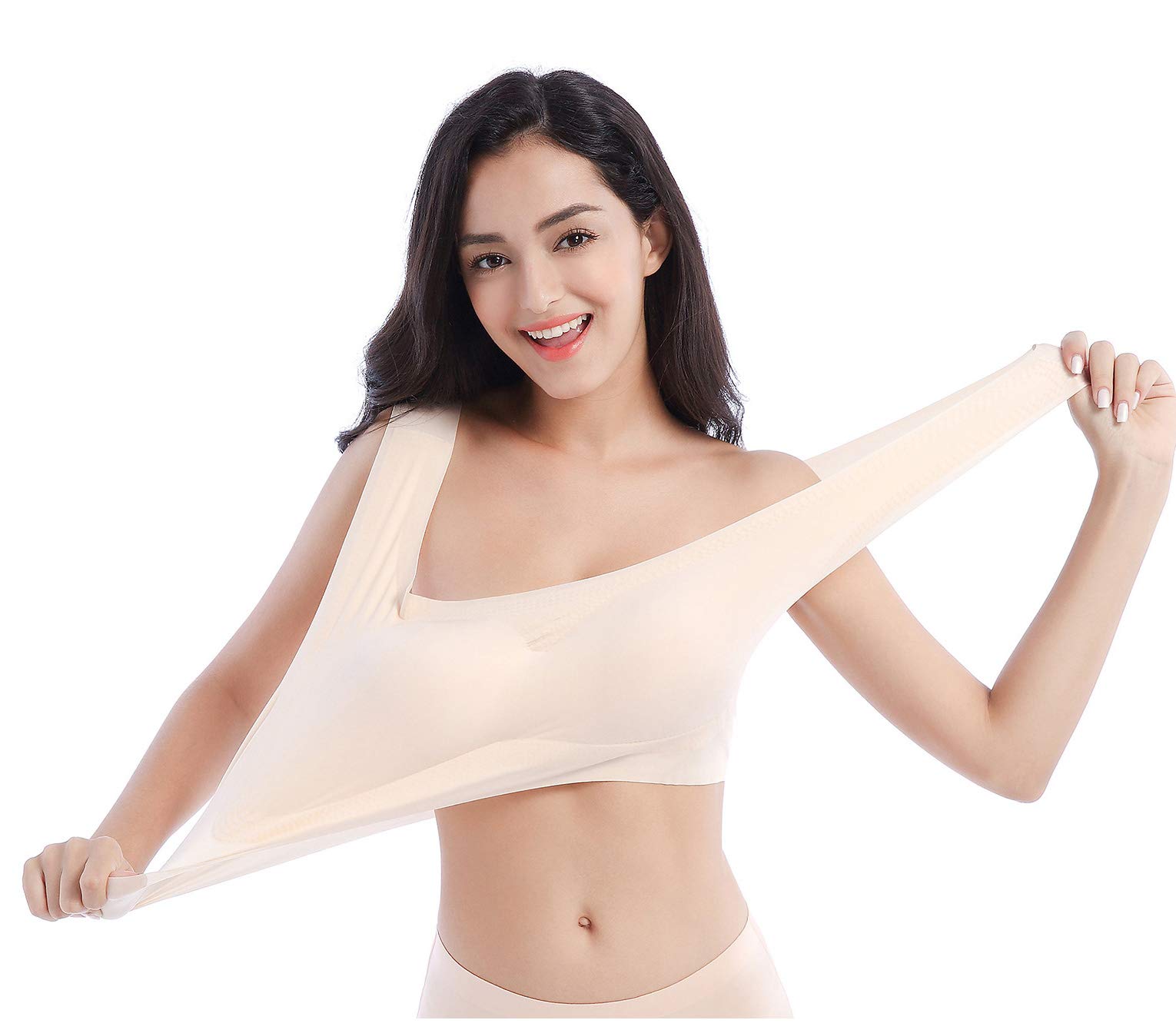 FEOYA Women's Seamless Sports Bras - Soft Wireless Comfort for Yoga, Running & Sleep - Breathable Support for Daily Wear & Active Lifestyles