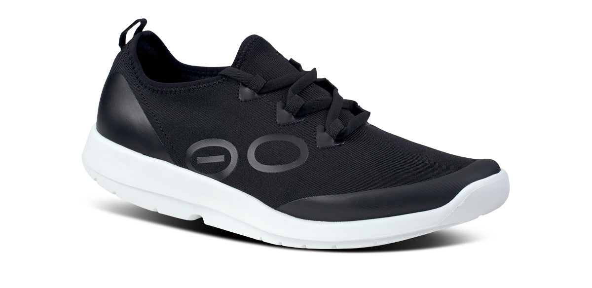 Men's OOmg Sport LS Low Shoe - White & Black | Lightweight Running Shoes for Men | Perfect for Gym, Jogging & Casual Wear