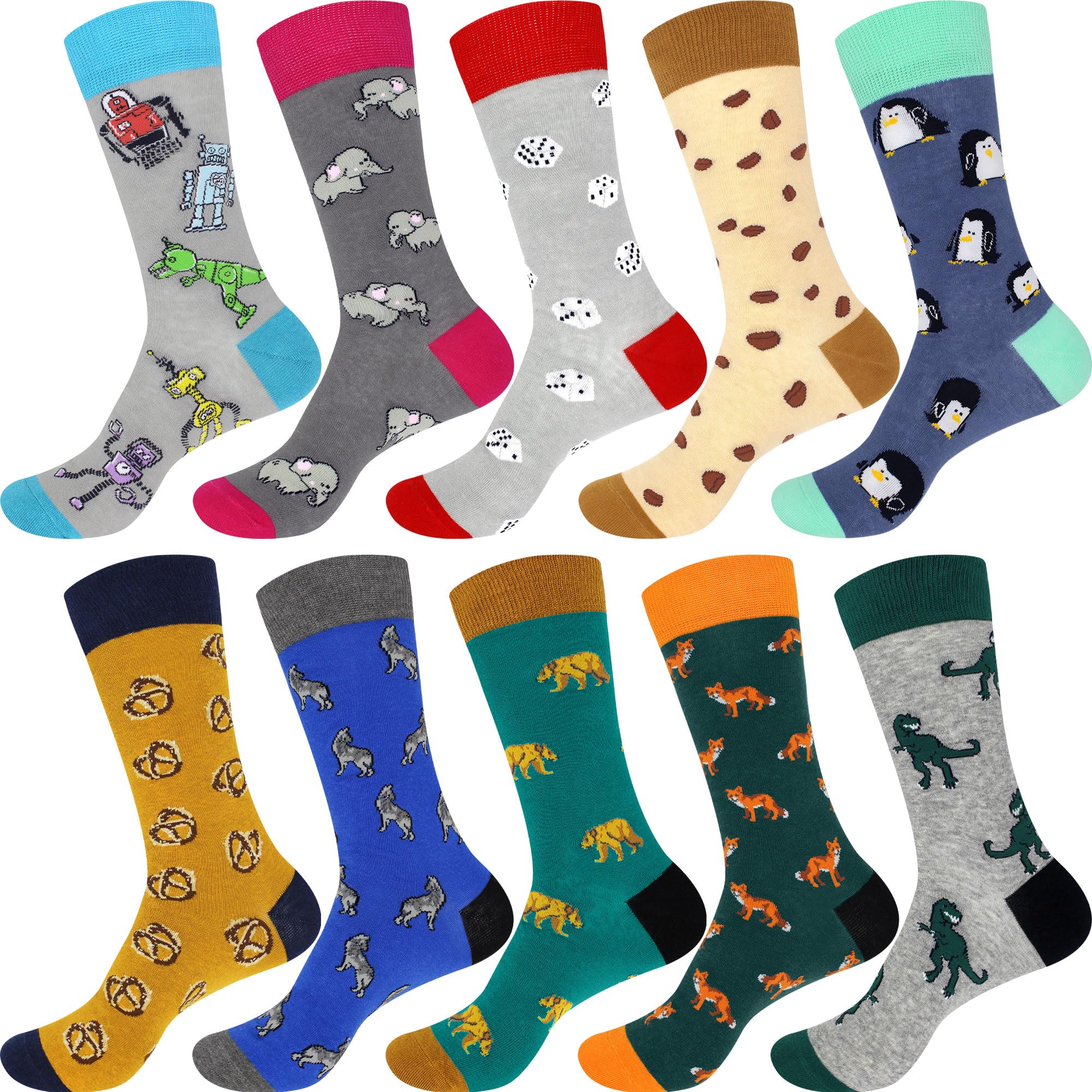 BambooMN Novelty Socks for Women & Teens - Fun Crazy Socks for Casual Outfits | Cute & Comfortable Ankle Socks for Everyday Wear, Gifts, and Funny Fashion