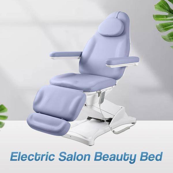 Aglaia Electric Facial Chair with 3 Motors - Professional Spa Facial Bed for Salon & Beauty Treatments - Perfect for Massage, Skincare & Relaxation