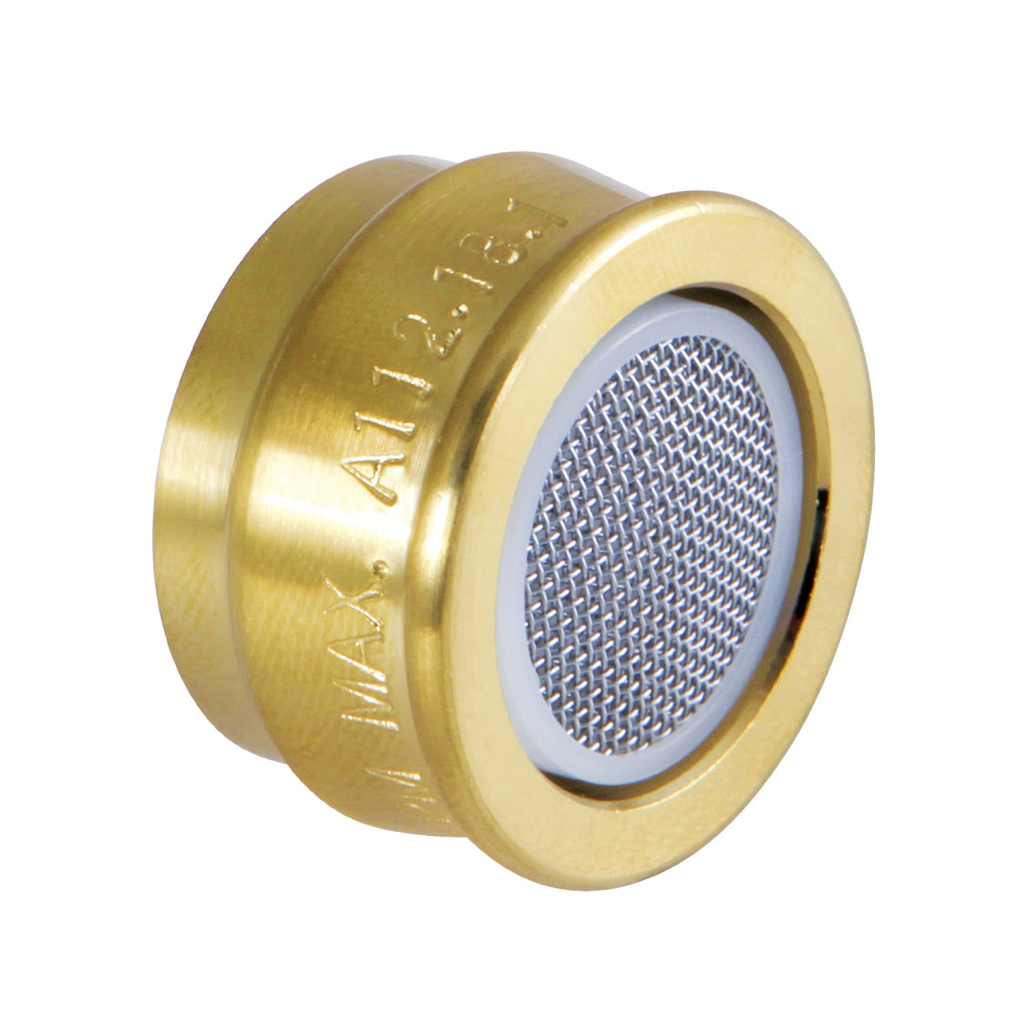 Cal Green Z12KBSA796SB 1.2 GPM Brushed Brass Female Aerator - Water-Saving Bathroom & Kitchen Faucet Accessory for Home, RV, and Commercial Use